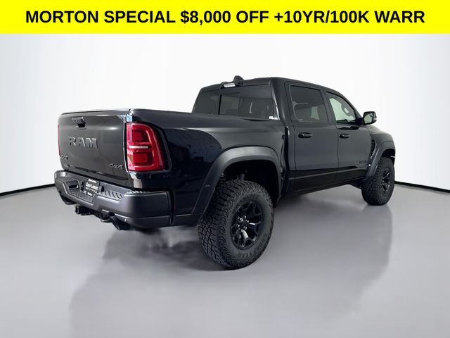 New 2026 Diamond Black Crystal Pearl-Coat Exterior Paint Ram RHO image 7
