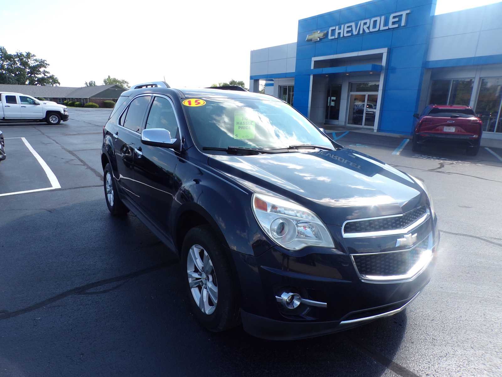 Used 2015 Chevrolet Equinox LTZ with VIN 2GNALDEK3F6143089 for sale in Alexandria, IN