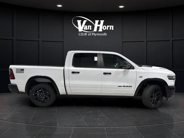 New 2026 Bright White Clear-Coat Exterior Paint RAM Laramie image 8