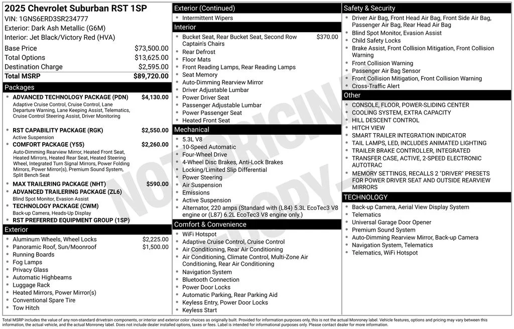Used 2025 Gray Chevrolet RST image 6