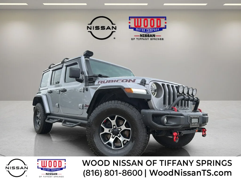 Used 2019 Billet Silver Jeep Unlimited Rubicon image 1