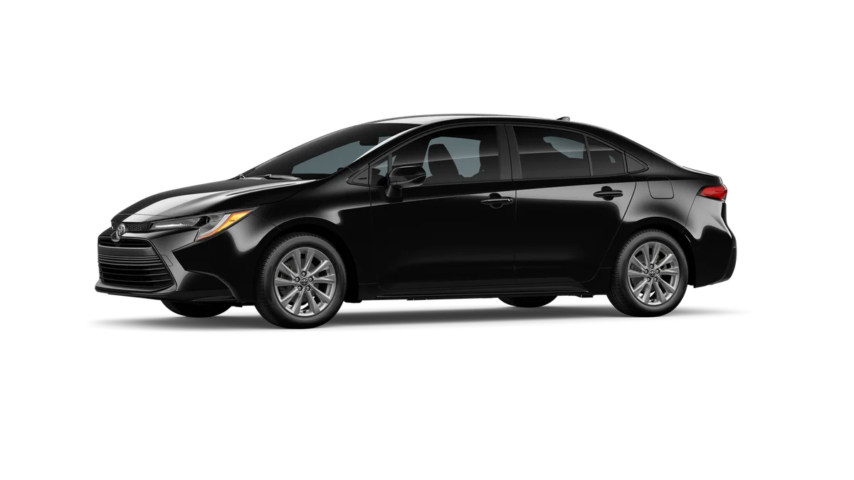 New 2026 Midnight Black Metallic Toyota LE image 3