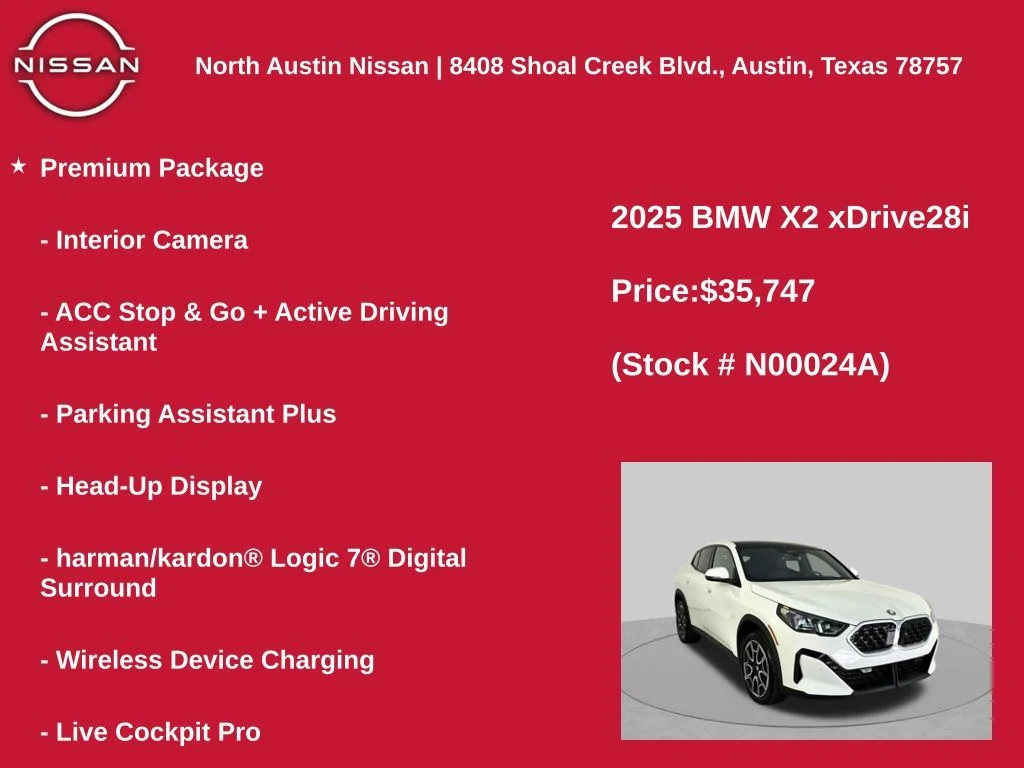 Used 2025 White BMW xDrive28i image 22