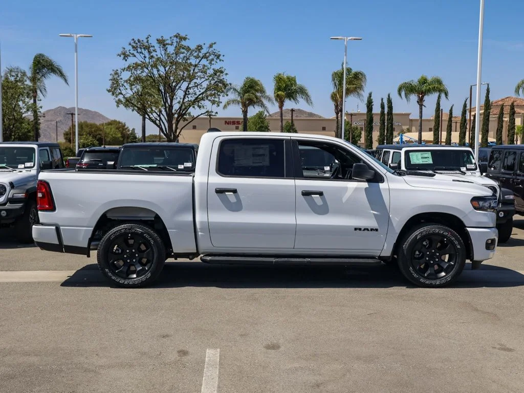 New 2026 Bright White Clear-Coat Exterior Paint RAM Black Express image 2
