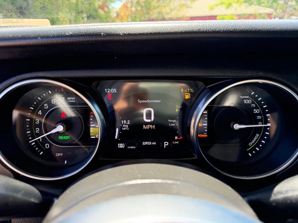 Used 2023 Gray Jeep Sahara 4xe image 19