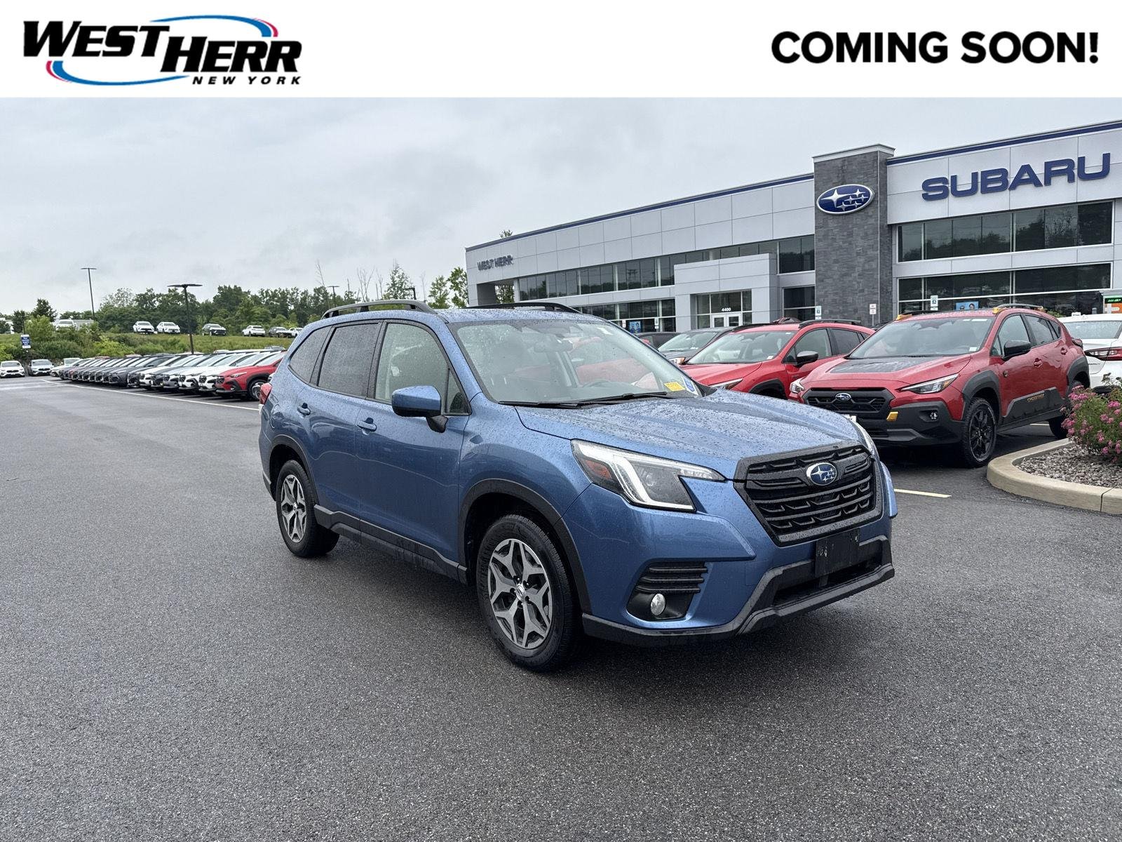 Used 2022 Horizon Blue Pearl Subaru Premium image 1
