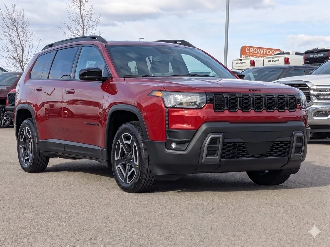 New 2026 Red Jeep Limited - - 4x4 - 1.6L Turbo Hybrid - Pano Sunroof - 12.3 Dsply - Pwr Liftgate & More! image 2
