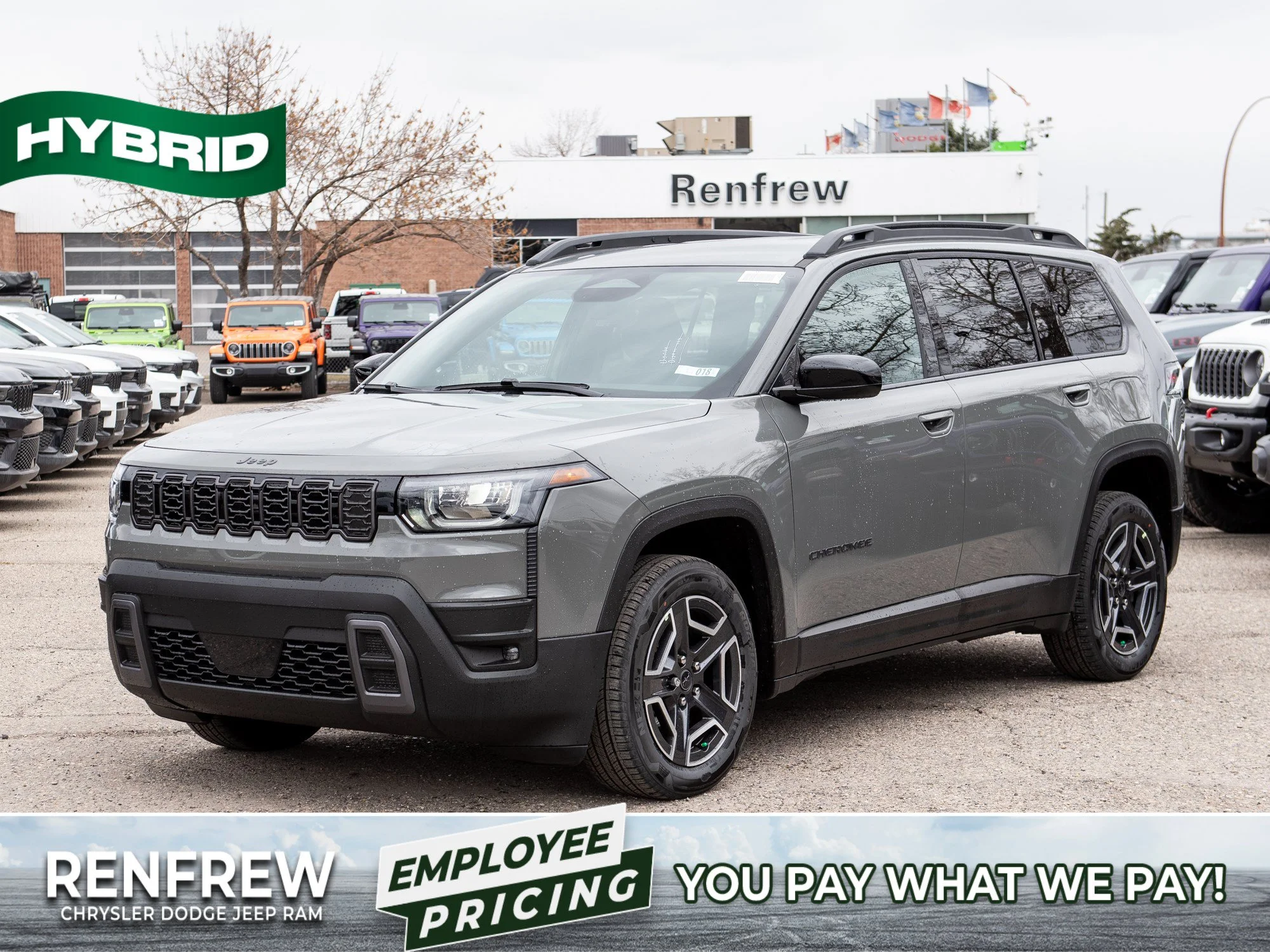 New 2026 Grey Jeep Laredo * Hybrid image 1