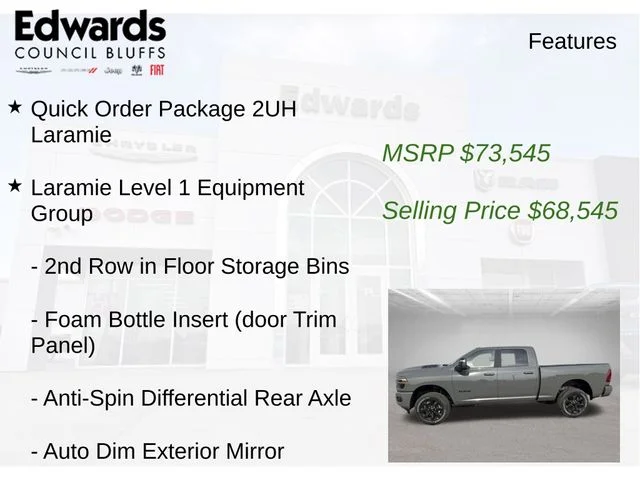 New 2026 White Ram Laramie image 8