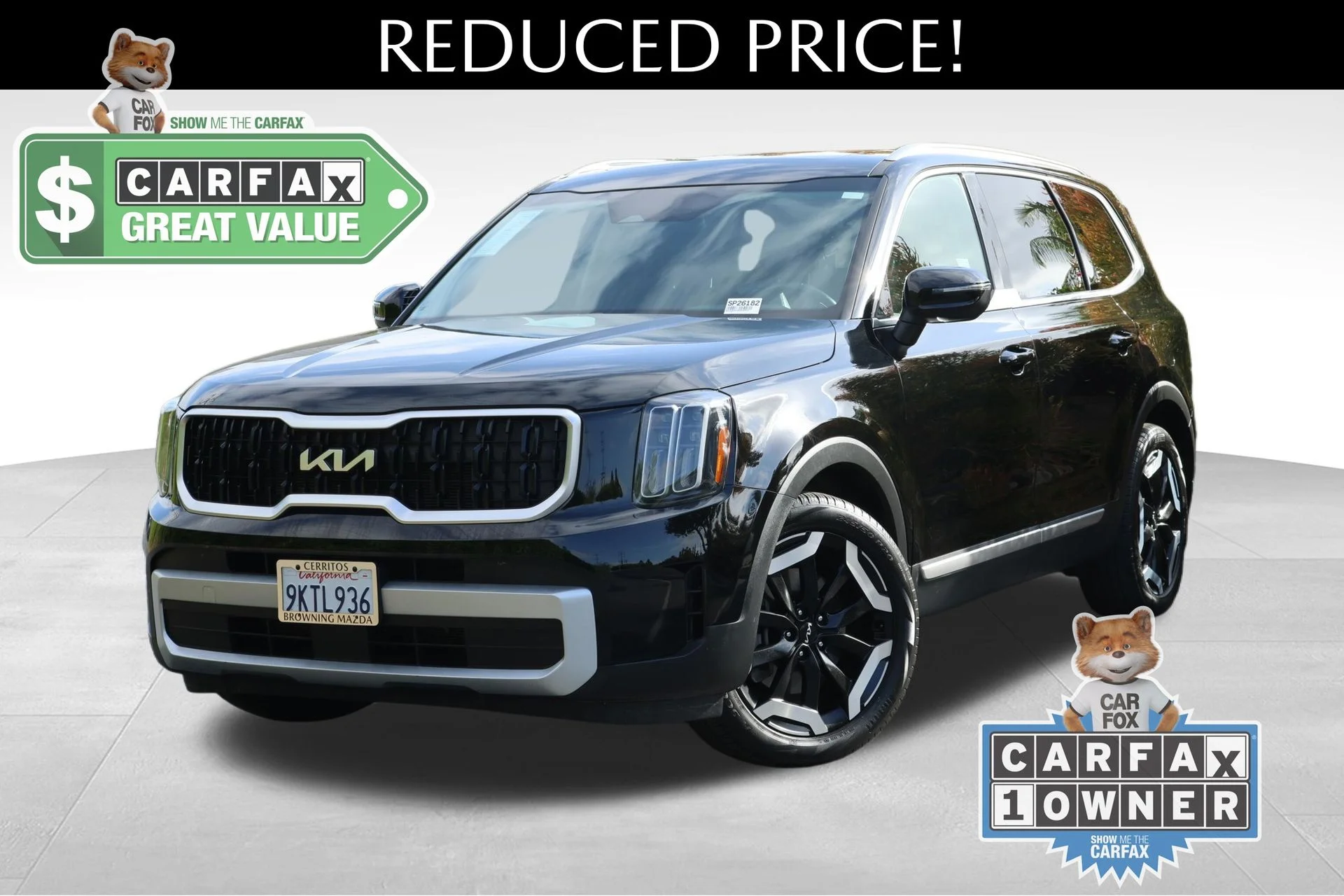 Used 2024 Black Kia EX image 1