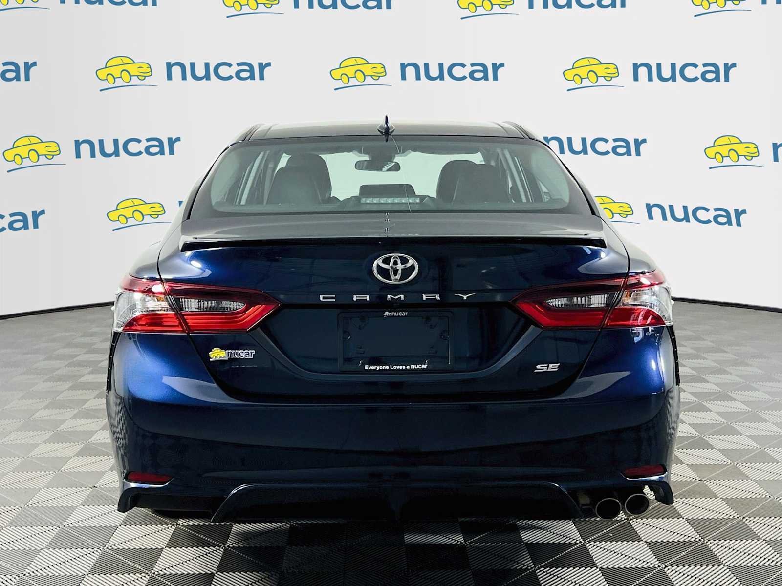 Used 2021 Galactic Aqua Mica Toyota SE image 6
