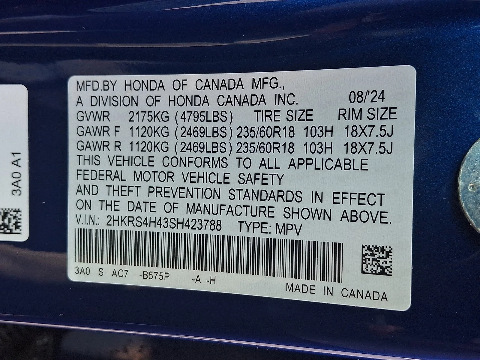 Certified Used 2025 Still Night Pearl Honda EX image 26