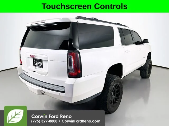 Used 2018 White Frost Tri-Coat GMC SLT image 7