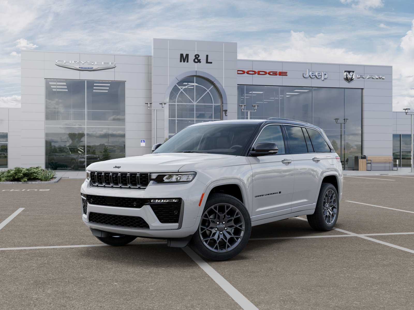 New 2026 Bright White Clear-Coat Exterior Paint Jeep Summit 4x4 image 28