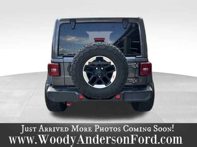 Used 2021 Granite Crystal Clearcoat Metallic Jeep Unlimited Rubicon image 5