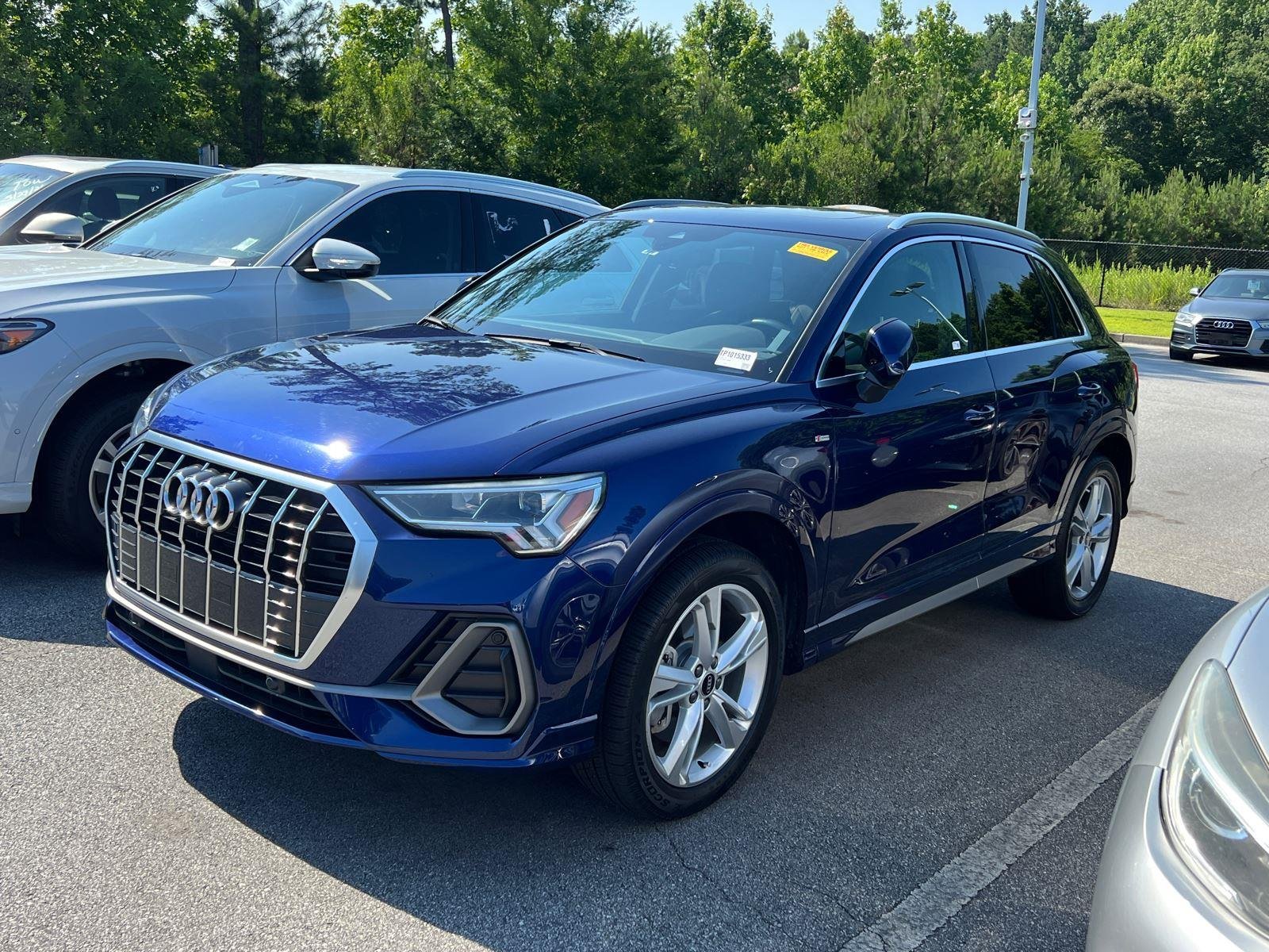 Used 2023 Navarra Blue Metallic Audi S line Premium image 1