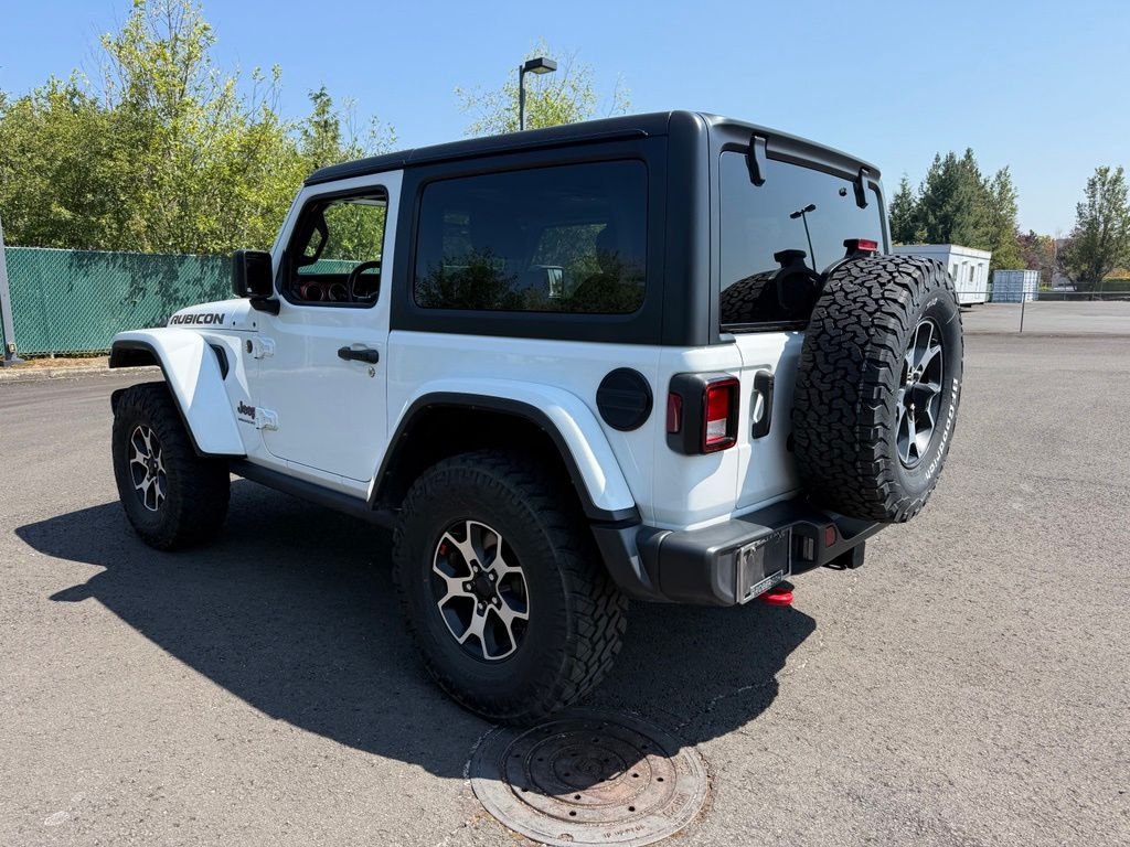 Used 2023 Bright White Clearcoat Jeep Rubicon image 5