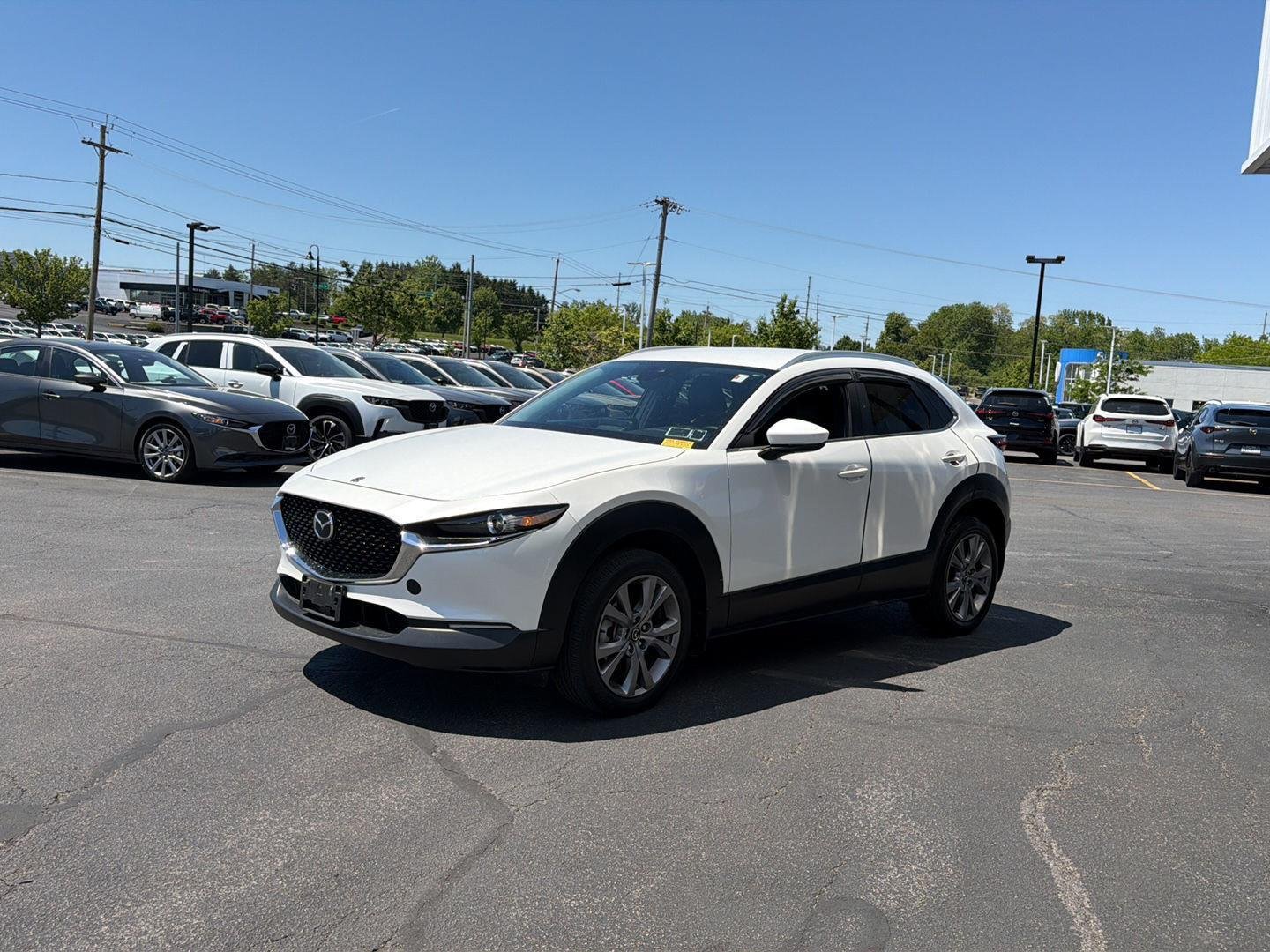 Used 2023 Snowflake White Pearl Mica Mazda 2.5 S Preferred Package image 3