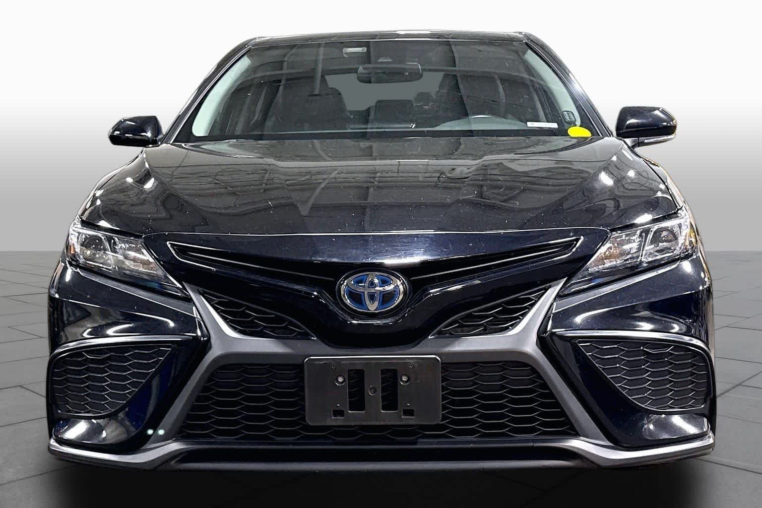 Used 2024 Midnight Black Metallic Toyota Hybrid SE Nightshade image 4