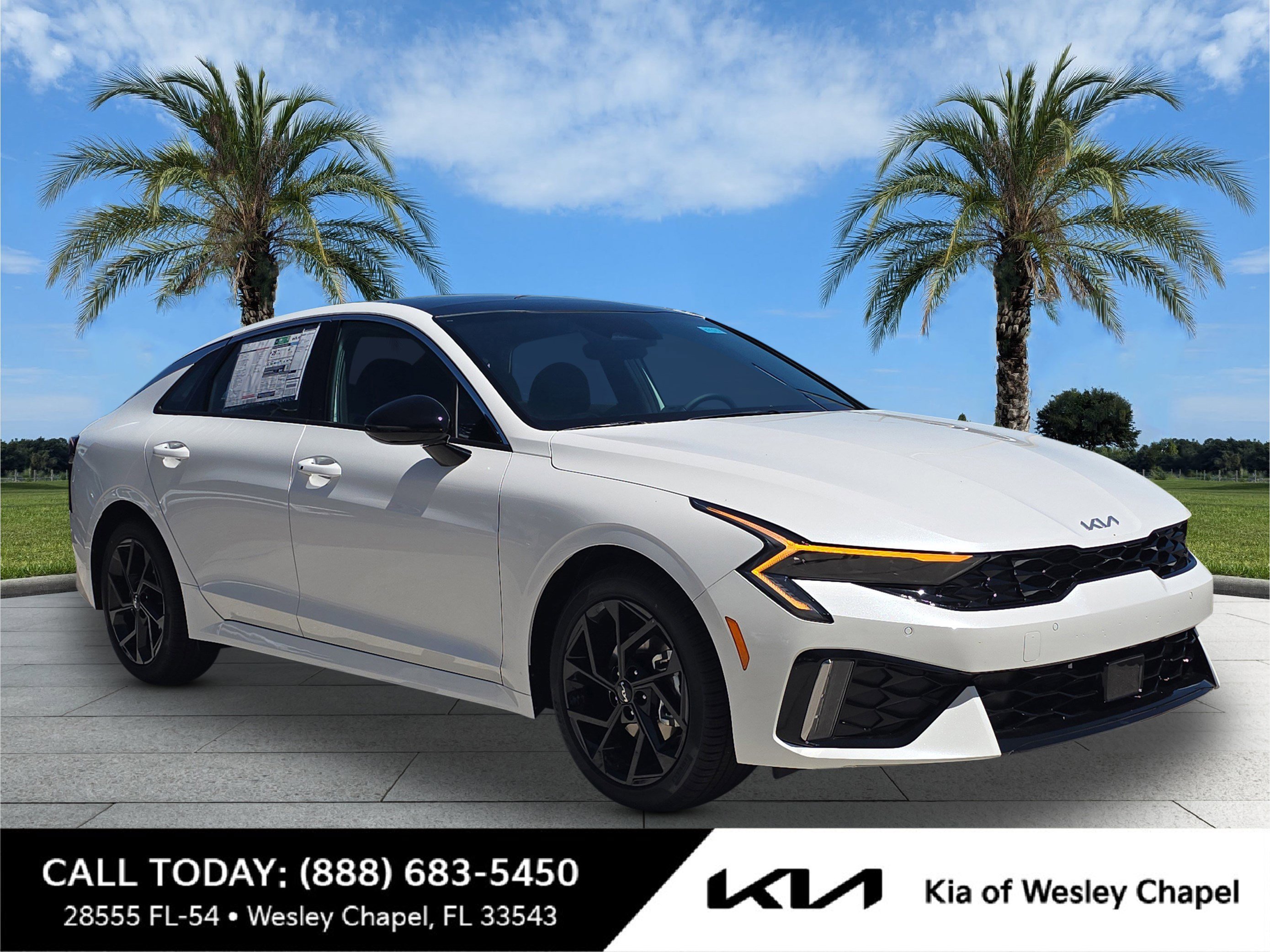 New 2026 Snow White Pearl Kia GT-Line FWD image 1