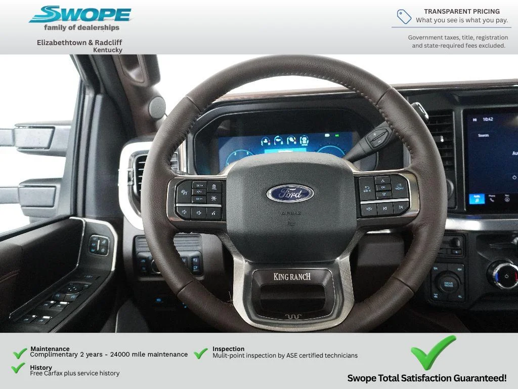 New 2026 Star White Metallic Tri-Coat Ford F-250® King Ranch® image 21