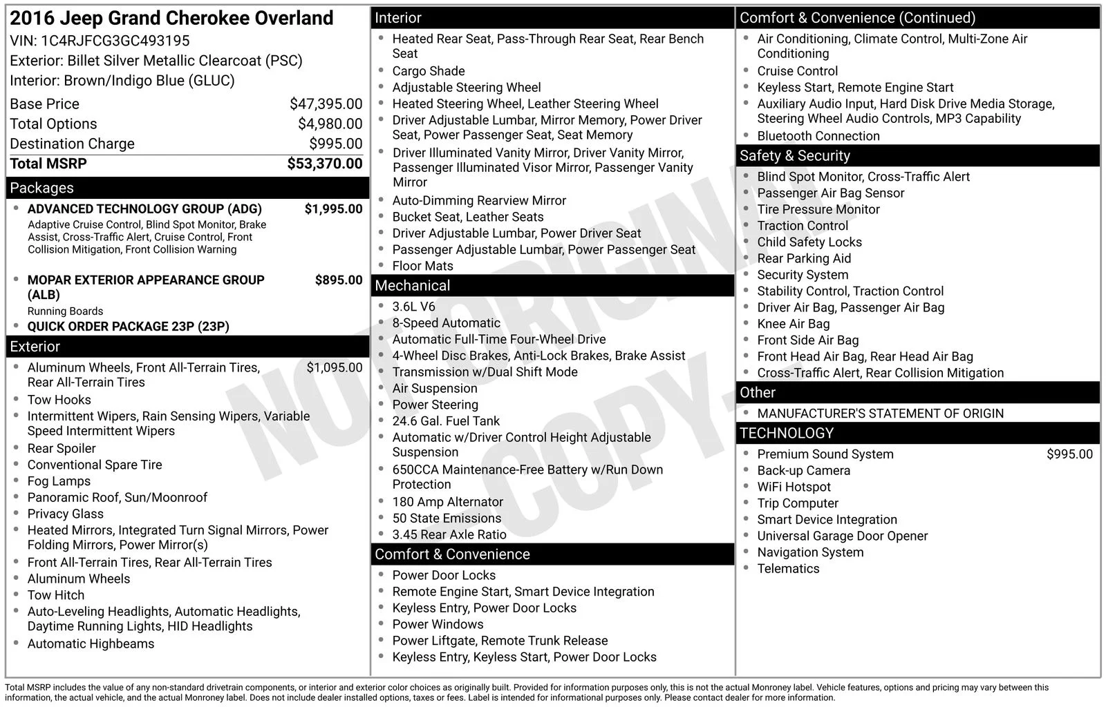 Used 2016 Silver Jeep Overland image 5