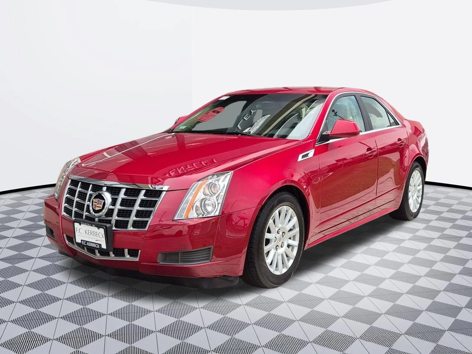 Used 2013 Crystal Red Tintcoat Cadillac Luxury RWD image 1