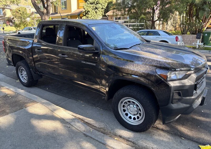 Used 2023 BLACK Chevrolet 2WD Work Truck image 2