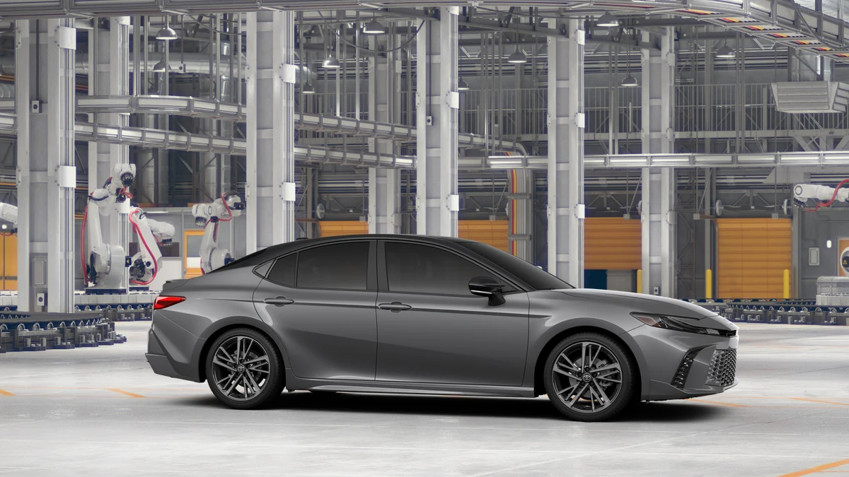 New 2026 Heavy Metal with Midnight Black Metallic roof Toyota XSE image 13