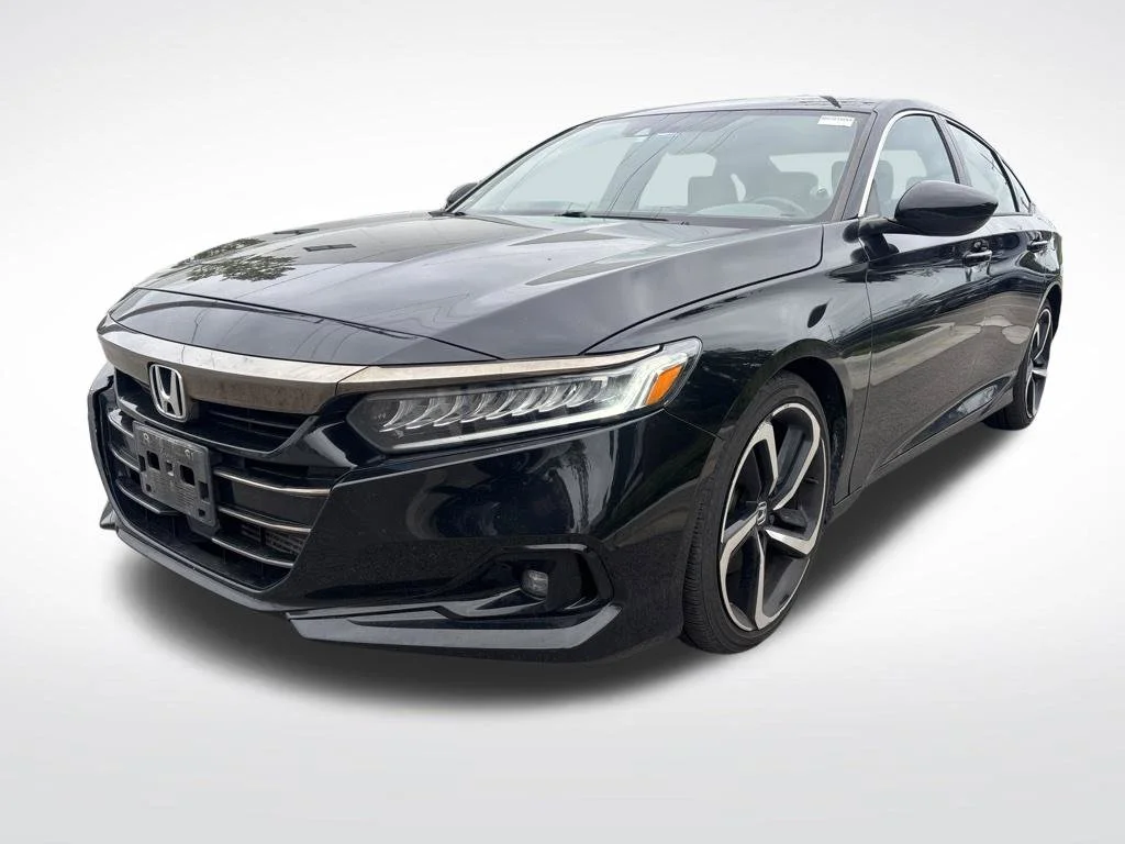 Used 2021 Crystal Black Pearl Honda Sport image 2