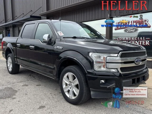 Used 2019 Agate Black Metallic Ford Platinum image 1