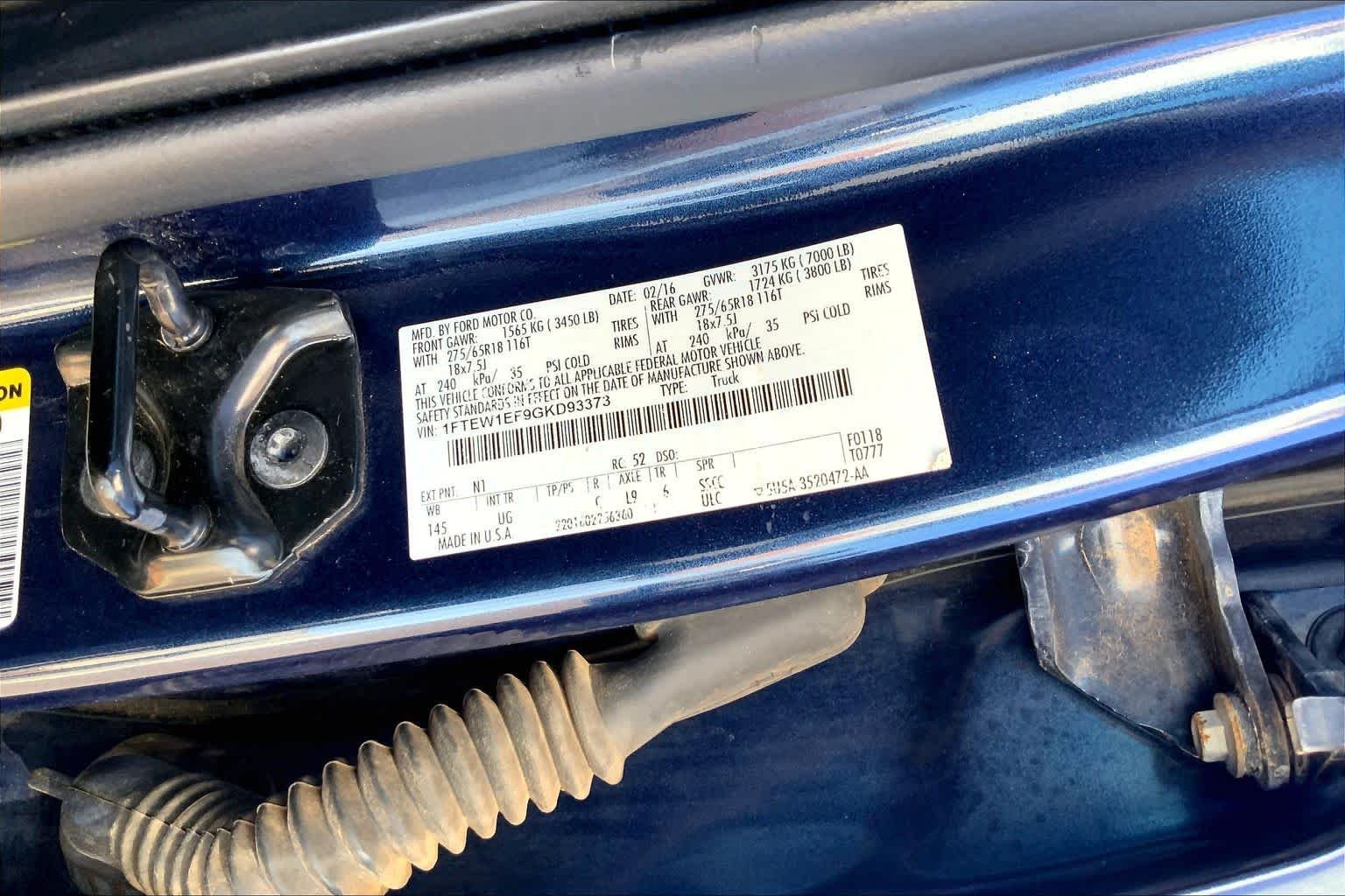 Used 2016 Blue Jeans Metallic Ford XLT image 36