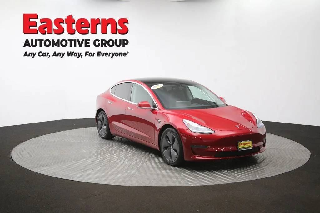Used 2020 Red Tesla Standard image 45