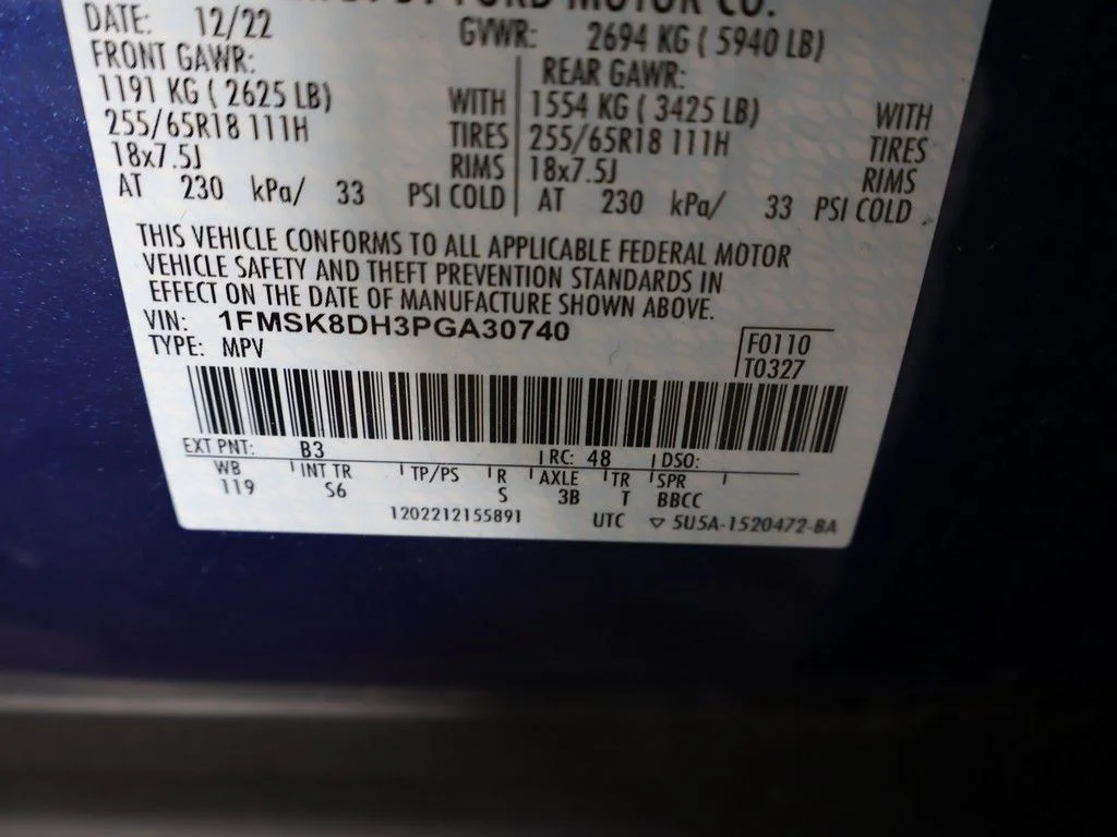 Used 2023 Blue Ford XLT image 48