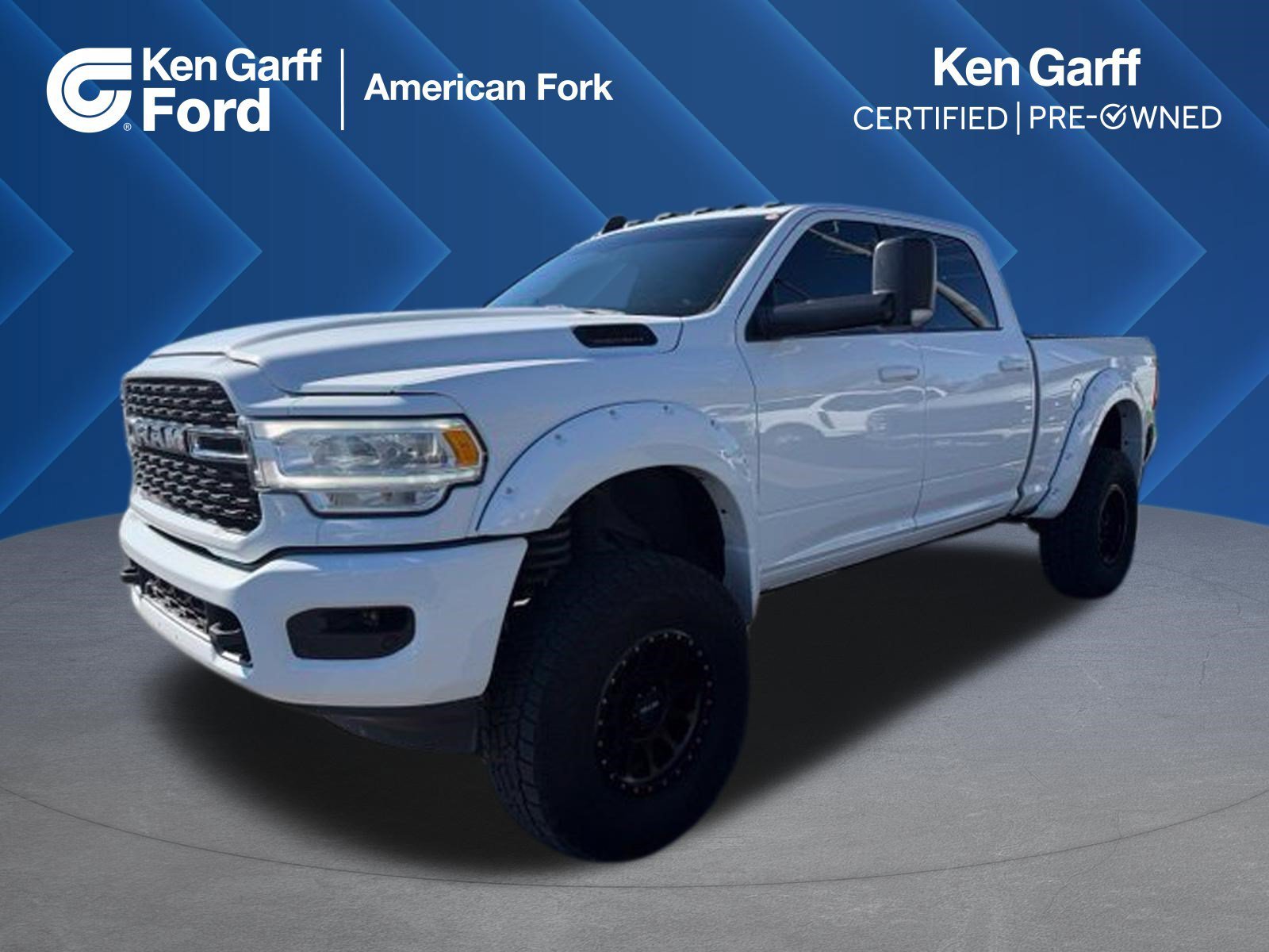 Used 2022 Bright White Clearcoat Ram Big Horn image 1
