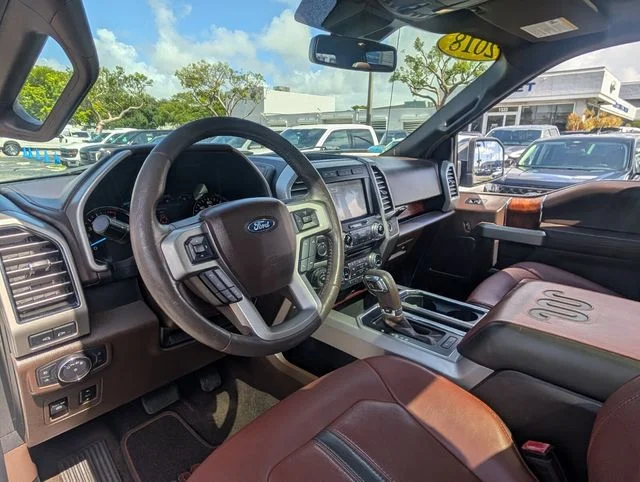 Used 2018 White Ford King Ranch image 10