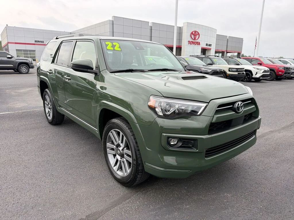 Used 2022 Green Toyota TRD Sport image 1