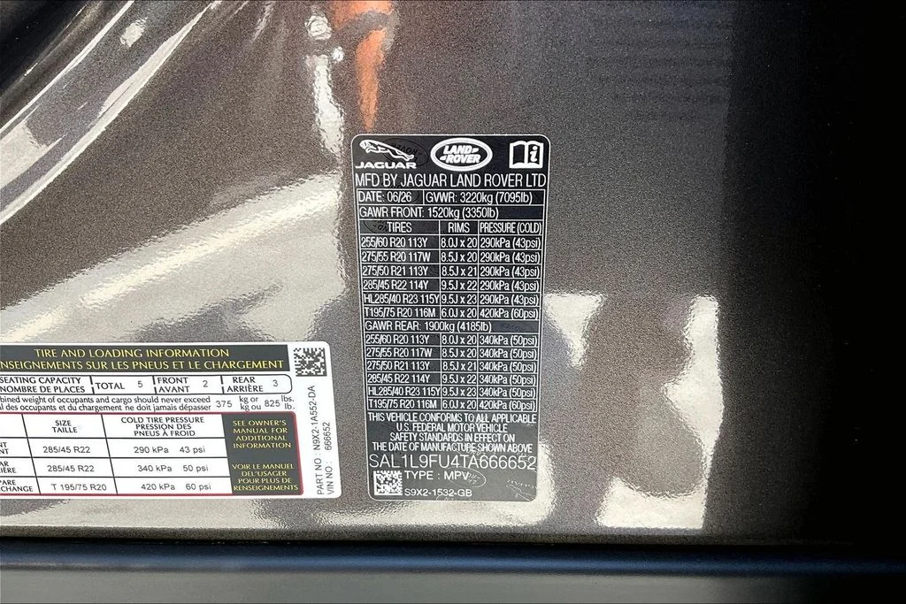New 2026 Gray Land Rover Dynamic SE image 8