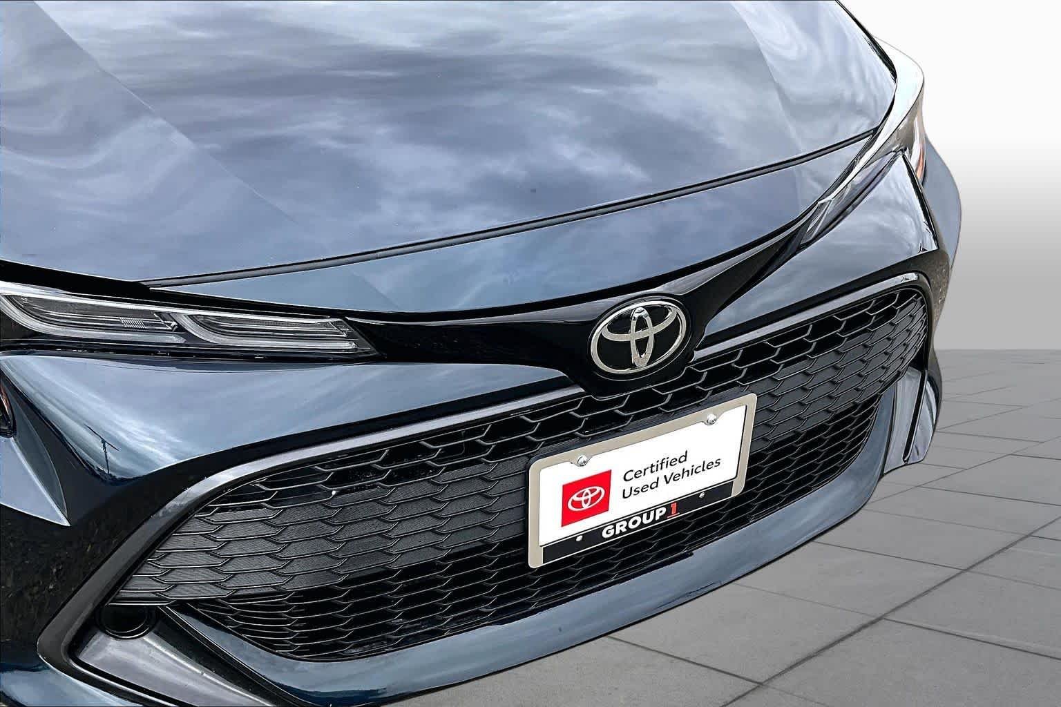 Certified Used 2022 Galactic Aqua Mica Toyota SE image 29
