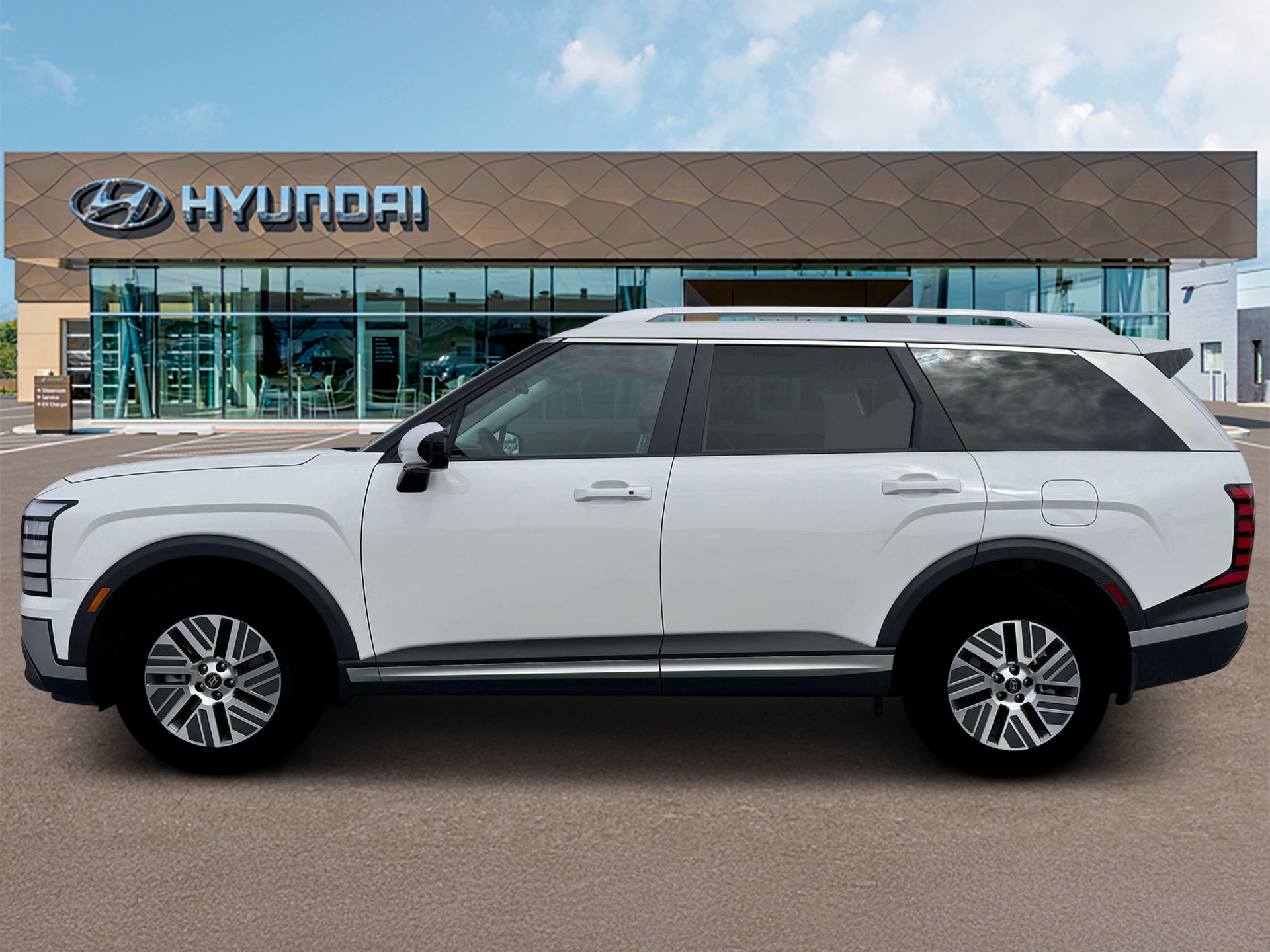 New 2026 White Hyundai SEL 7P image 3