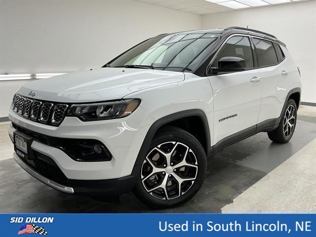 Bright White Clearcoat 2024 Jeep Compass SUV / Crossover Four-Wheel Drive Automatic