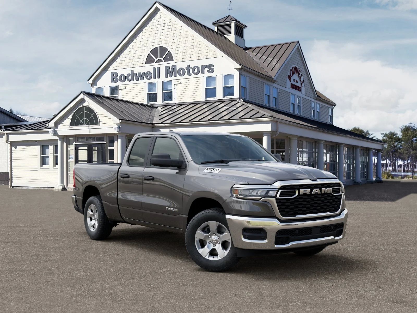 New 2026 Granite Crystal Metallic Clear-Coat Exterior Paint RAM Tradesman Quad Cab 4x4 6