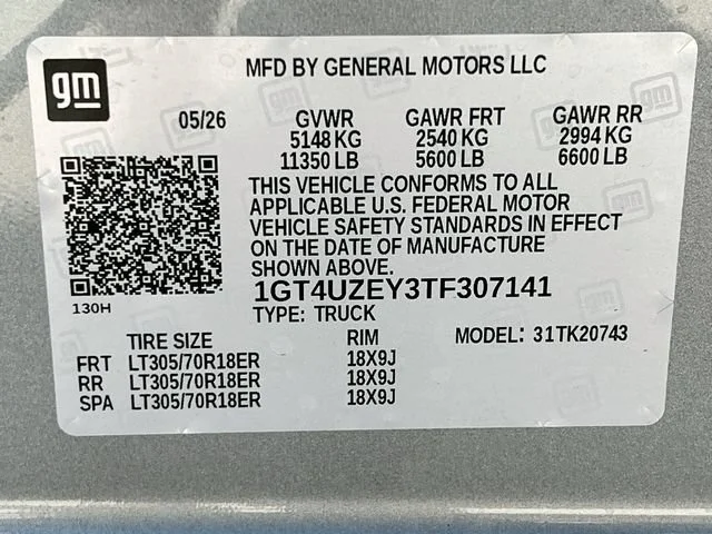 New 2026 Sterling Metallic GMC AT4X image 20