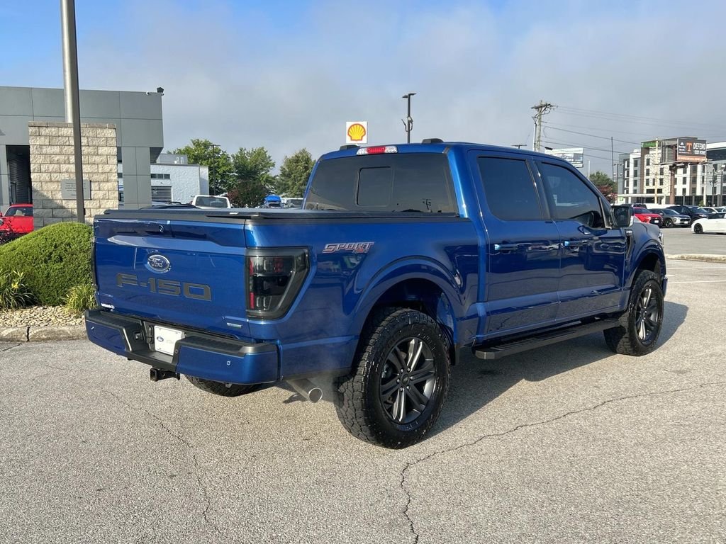 Certified Used 2023 Atlas Blue Metallic Ford Lariat image 4