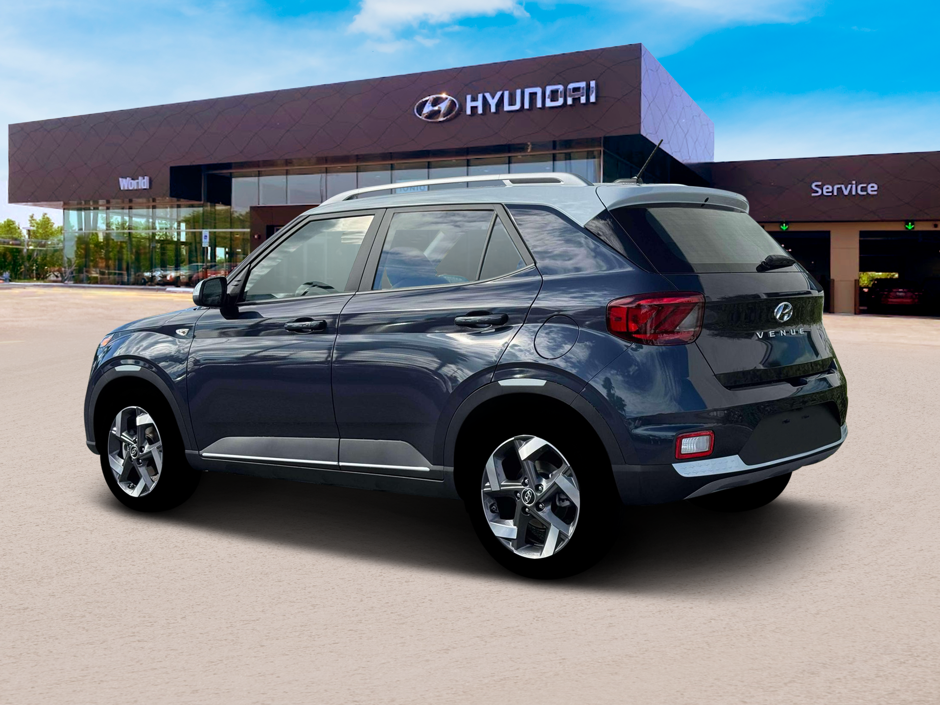 New 2026 Denim w/White Roof Hyundai SEL w/Two-Tone Roof image 4
