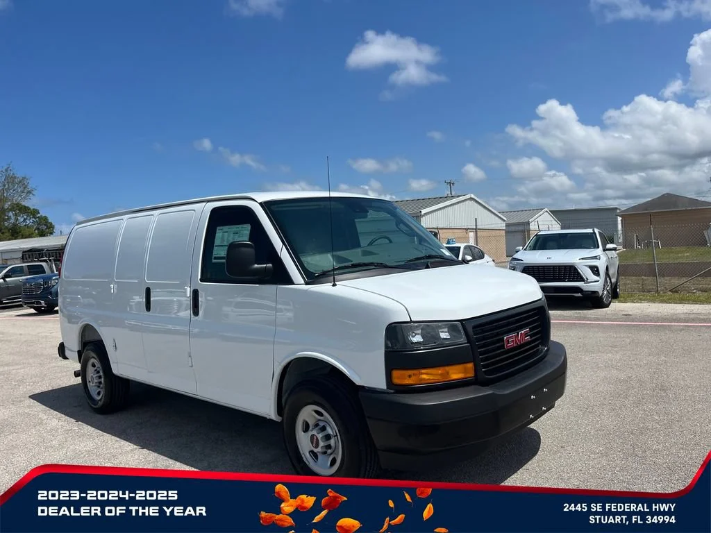 New 2026 Summit White GMC Work Van image 2