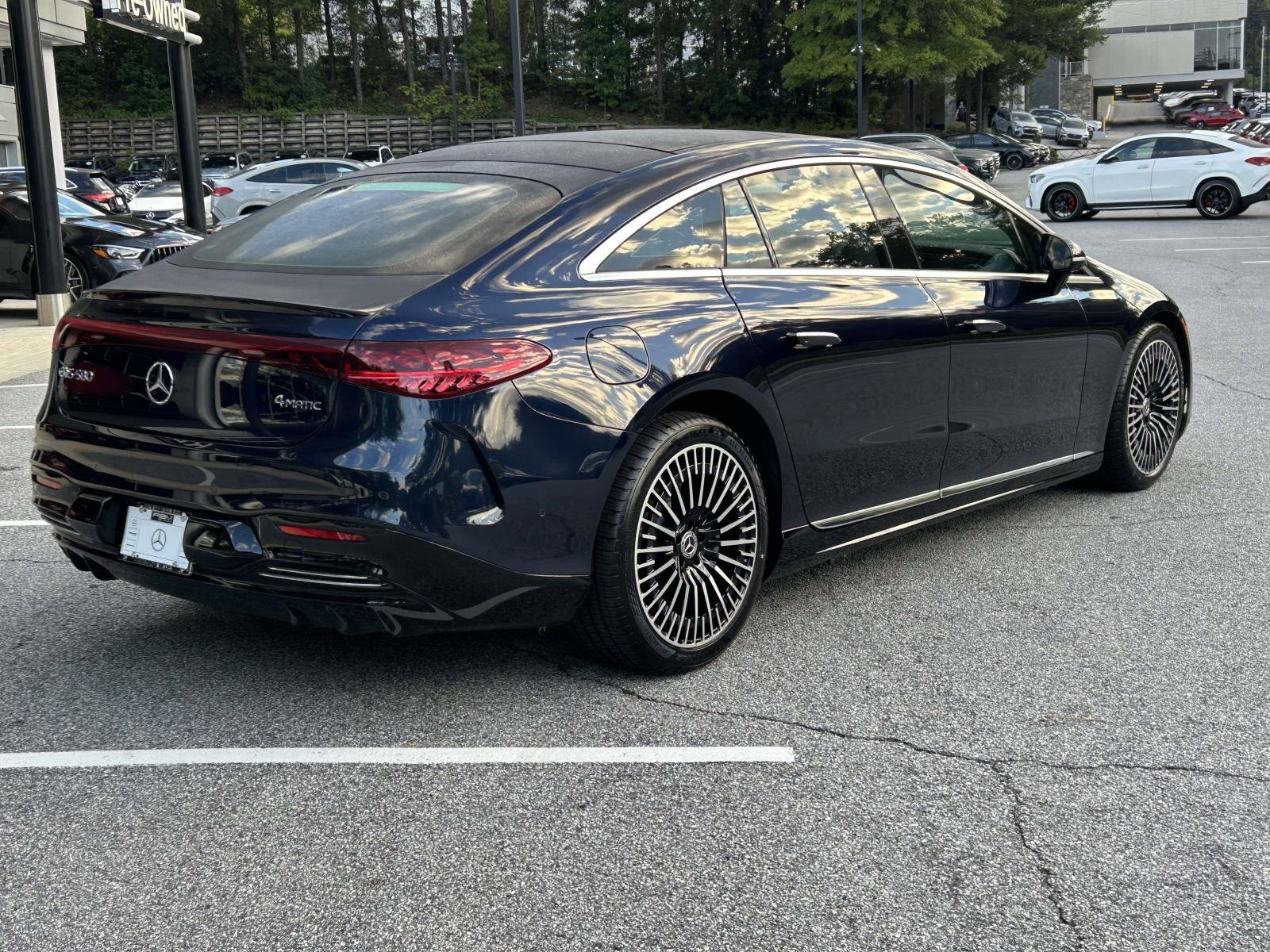 Certified Used 2023 Nautical Blue Metallic Mercedes-Benz EQS 580 4MATIC® Sedan image 6