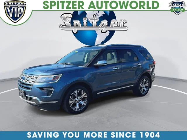 Used 2019 Blue Metallic Ford Limited image 4