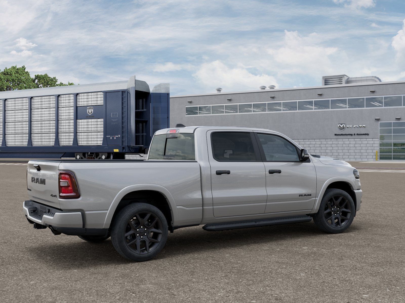 New 2026 Silver Zynith Exterior Paint RAM LARAMIE image 2