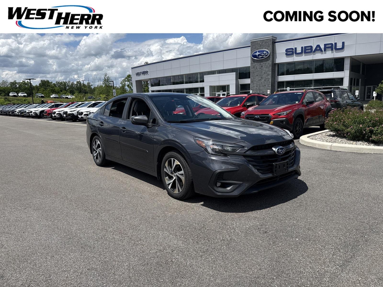 Used 2024 Magnetite Gray Metallic Subaru Premium image 1